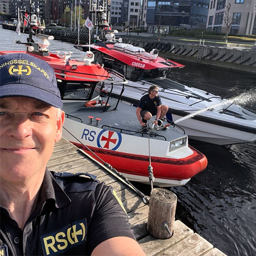 P&aring;l M&oslash;rk Hansen p&aring; RS sin lokasjon p&aring; Lysaker